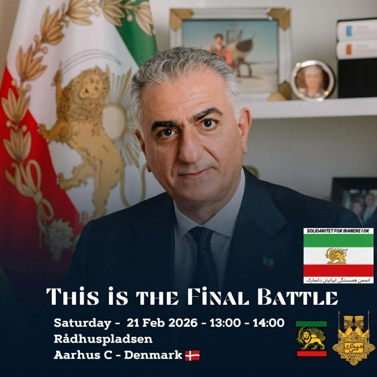 Støt iranernes frihedskamp med kronprins Reza Pahlavi som oppositionsleder